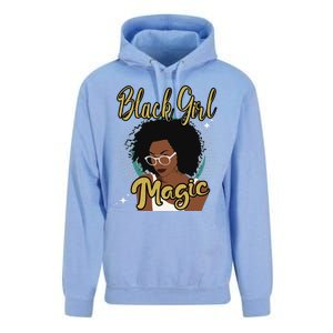 Melanin Funny Gift Afro Diva Eyeglasses Black Magic Gift Unisex Surf Hoodie