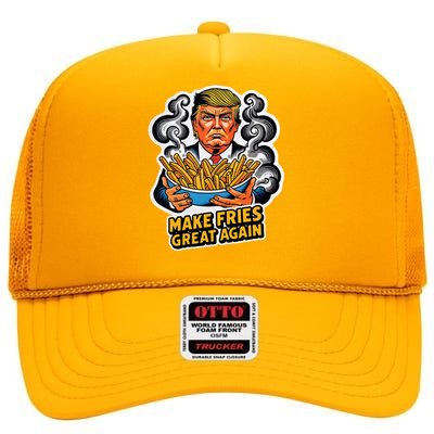 Make Fries Great Again High Crown Mesh Back Trucker Hat