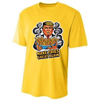 Make Fries Great Again Performance Sprint T-Shirt