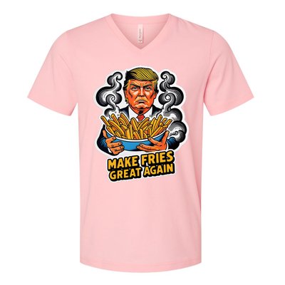 Make Fries Great Again V-Neck T-Shirt