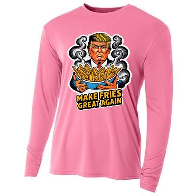 Make Fries Great Again Cooling Performance Long Sleeve Crew