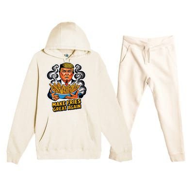 Make Fries Great Again Premium Hooded Sweatsuit Set