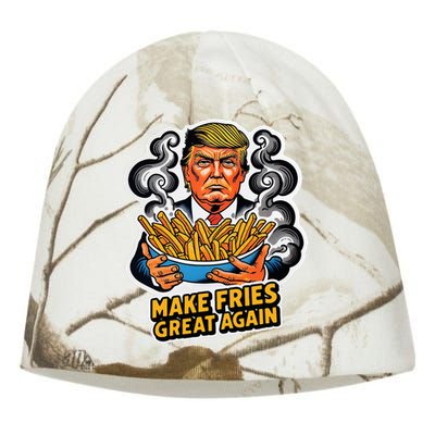 Make Fries Great Again Kati - Camo Knit Beanie