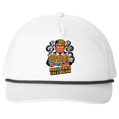 Make Fries Great Again Snapback Five-Panel Rope Hat