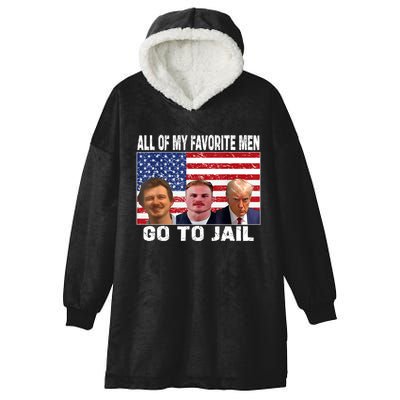 My Favorite Go To Jail Hooded Wearable Blanket