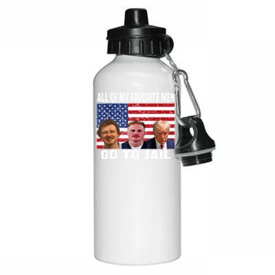 My Favorite Go To Jail Aluminum Water Bottle 