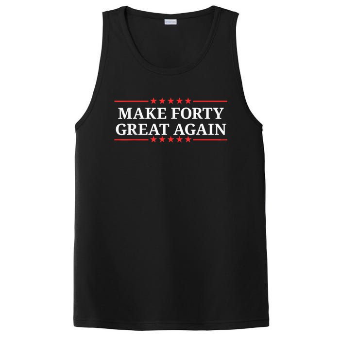 Make Forty Great Again PosiCharge Competitor Tank