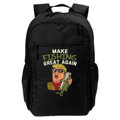 Make Fishing Great Again Trump Funny Fisherman Angler Backpack