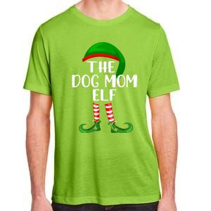 Matching Family Group The Dog Mom Elf Christmas Gift Adult ChromaSoft Performance T-Shirt