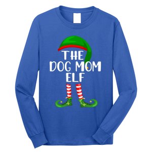 Matching Family Group The Dog Mom Elf Christmas Gift Long Sleeve Shirt