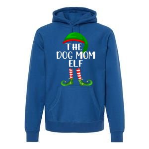 Matching Family Group The Dog Mom Elf Christmas Gift Premium Hoodie