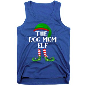 Matching Family Group The Dog Mom Elf Christmas Gift Tank Top