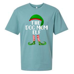 Matching Family Group The Dog Mom Elf Christmas Gift Sueded Cloud Jersey T-Shirt