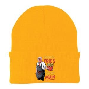 Make Fries Great Again Viral Doanld Trump Meme Knit Cap Winter Beanie