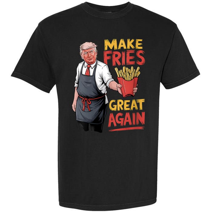 Make Fries Great Again Viral Doanld Trump Meme Garment-Dyed Heavyweight T-Shirt