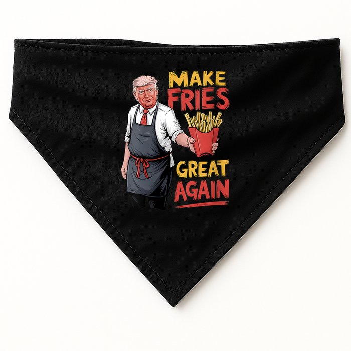 Make Fries Great Again Viral Doanld Trump Meme USA-Made Doggie Bandana