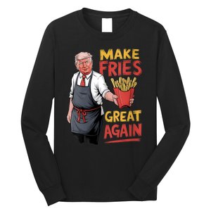 Make Fries Great Again Viral Doanld Trump Meme Long Sleeve Shirt