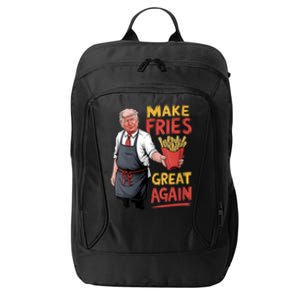 Make Fries Great Again Viral Doanld Trump Meme City Backpack