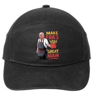 Make Fries Great Again Viral Doanld Trump Meme 7-Panel Snapback Hat