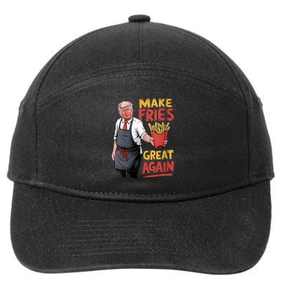Make Fries Great Again Viral Doanld Trump Meme 7-Panel Snapback Hat