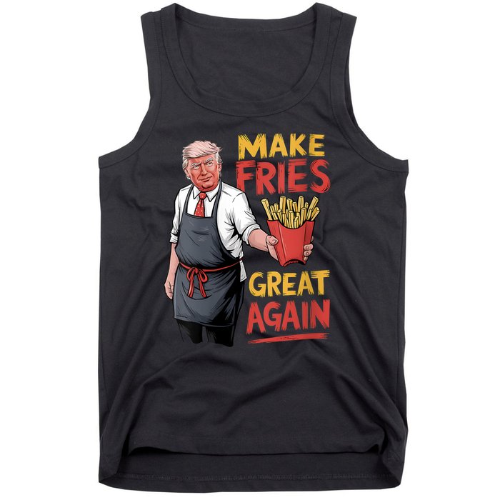 Make Fries Great Again Viral Doanld Trump Meme Tank Top