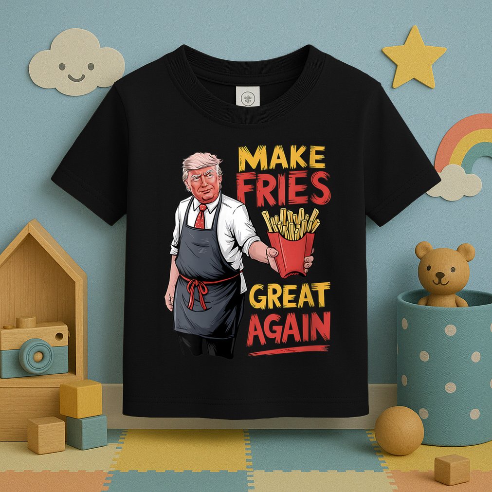 Make Fries Great Again Viral Doanld Trump Meme Toddler T-Shirt