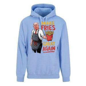 Make Fries Great Again Viral Doanld Trump Meme Unisex Surf Hoodie