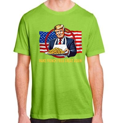 Make Fries Great Again Donald Trump Adult ChromaSoft Performance T-Shirt