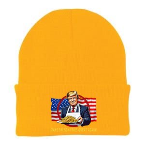 Make Fries Great Again Donald Trump Knit Cap Winter Beanie