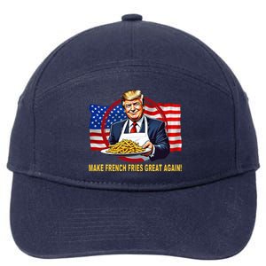 Make Fries Great Again Donald Trump 7-Panel Snapback Hat