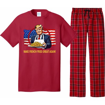 Make Fries Great Again Donald Trump Pajama Set