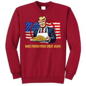 Make Fries Great Again Donald Trump Tall Sweatshirt