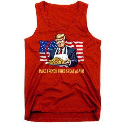 Make Fries Great Again Donald Trump Tank Top