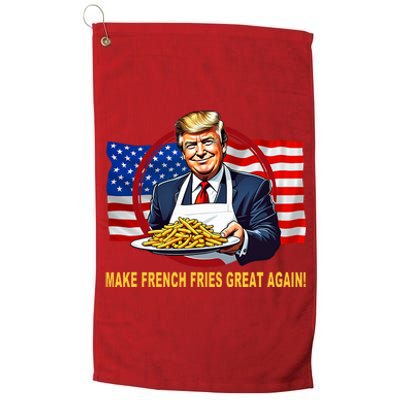 Make Fries Great Again Donald Trump Platinum Collection Golf Towel