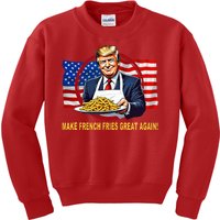 Make Fries Great Again Donald Trump Kids Sweatshirt