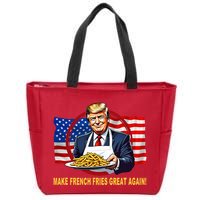 Make Fries Great Again Donald Trump Zip Tote Bag