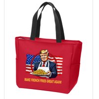 Make Fries Great Again Donald Trump Zip Tote Bag