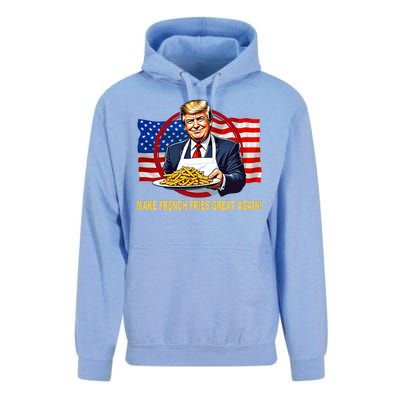 Make Fries Great Again Donald Trump Unisex Surf Hoodie