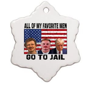 My Favorite Go To Jail Ceramic Star Ornament