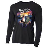 Make Fishing Great Angler Gift Cooling Performance Long Sleeve Crew