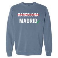 Maga Flag Gray And Red Distressed American Flag Garment-Dyed Sweatshirt