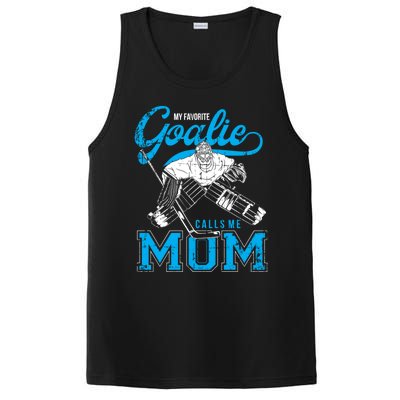 My Favorite Goalie Calls Mom Ice Hockey Player Sport Gift PosiCharge Competitor Tank