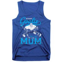 My Favorite Goalie Calls Mom Ice Hockey Player Sport Gift Tank Top