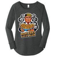 Make Fries Great Again Women's Perfect Tri Tunic Long Sleeve Shirt