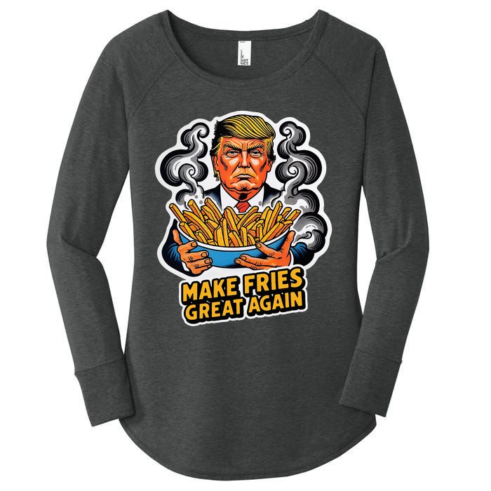 Make Fries Great Again Women's Perfect Tri Tunic Long Sleeve Shirt