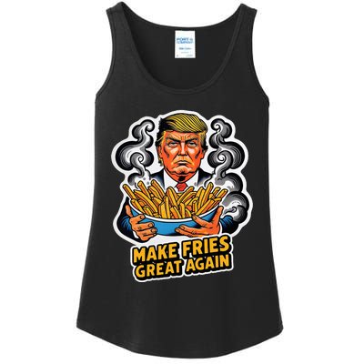 Make Fries Great Again Ladies Essential Tank