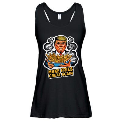 Make Fries Great Again Ladies Essential Flowy Tank