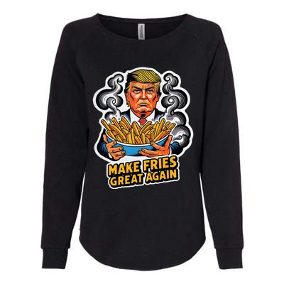 Make Fries Great Again Womens California Wash Sweatshirt