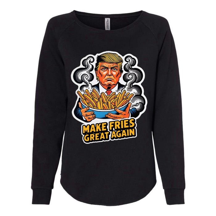 Make Fries Great Again Womens California Wash Sweatshirt