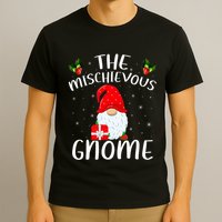 Matching Family Group Christmas The Mischievous Gnome T-Shirt